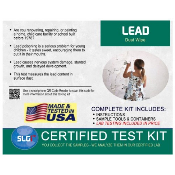 Schneider Labs Lead Test Kit in Paint, Dust, or Soil 1PK 1 Bus. Day