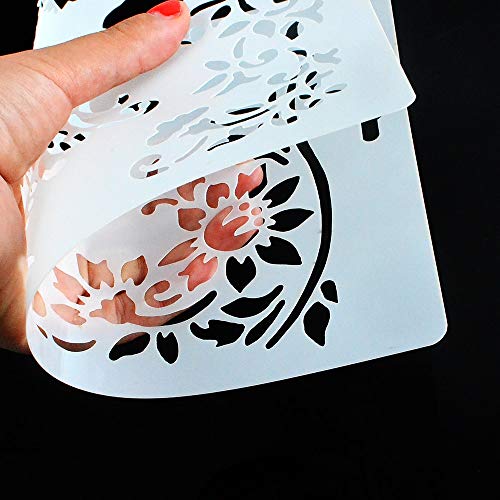 DIY Decorative Paisley Stencil Template for Painting on Walls Furn...
