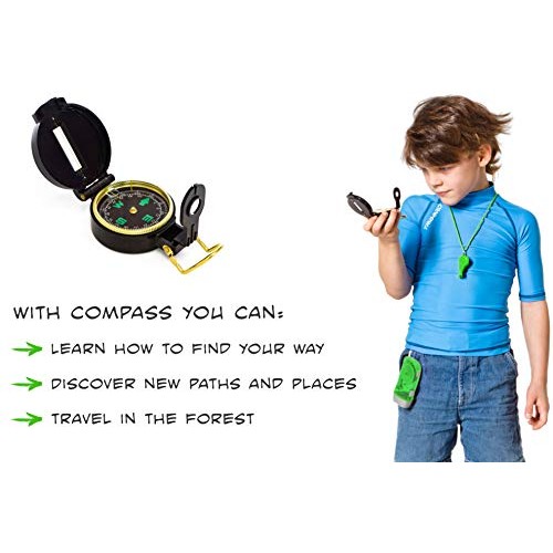 Outdoor Exploration Set - Perfect 3-12 Year Old boy Toys and Girl ...