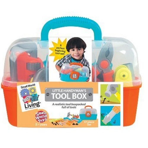 Small World Toys Living - Little Handymans Tool Box 17 Pc. Playset