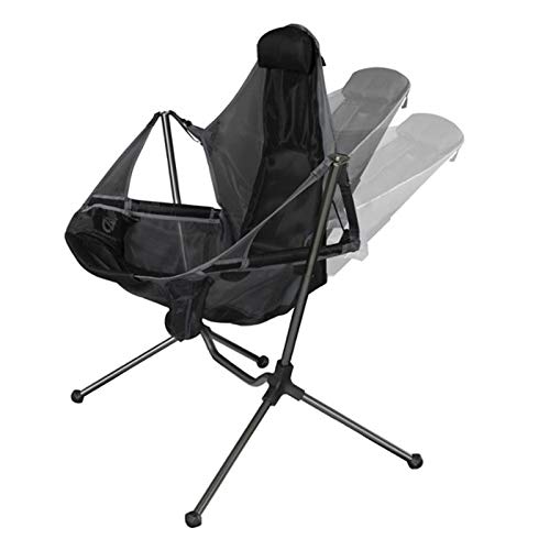 SMALL Portable Camping Chair, Heavy Duty Lumbar Back Supports 300 ...