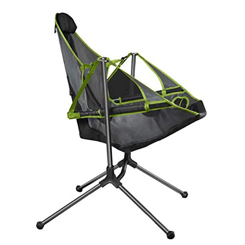 SMALL Portable Camping Chair, Heavy Duty Lumbar Back Supports 300 ...