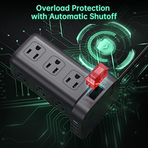 Extension Cord with Multiple Outlets, Surge Protector Power Strip ...