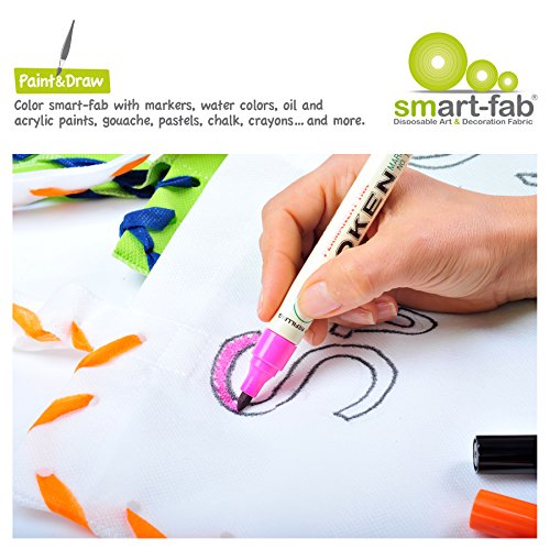 Smart-Fab Craft Fabric Roll, 48 x 40, Black, Perfect for School...
