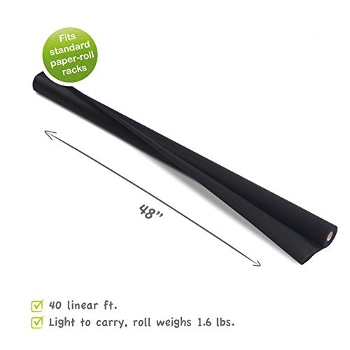 Smart-Fab Craft Fabric Roll, 48 x 40, Black, Perfect for School...