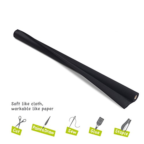 Smart-Fab Craft Fabric Roll, 48 x 40, Black, Perfect for School...