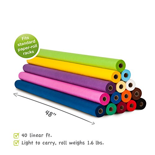 Smart-Fab Craft Fabric Roll, 48 x 40, Black, Perfect for School...