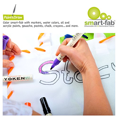 Smart-Fab Disposable Fabric, 12 x 18 Sheets, Assorted, 270/Pack, P...
