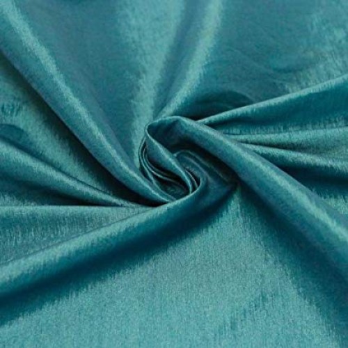 58 Peacock Iridescent Stretch Taffeta Fabric by The Yard - 1 Yard