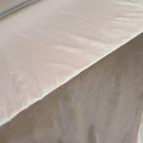 White Iridescent Sheer Crinkle Organza Fabric Sold by The Yard Par...