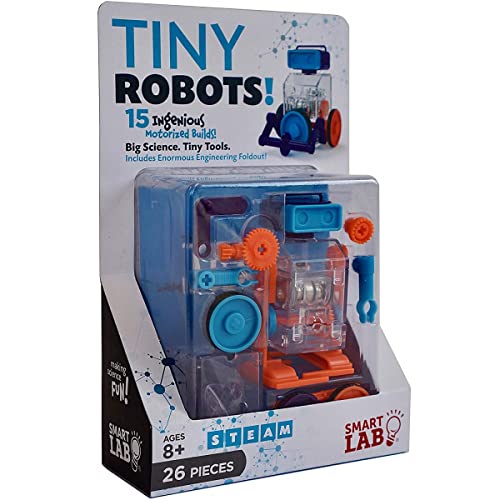 SmartLab Toys TINY Robots with 15 Ingenious Motorized Builds. Big ...