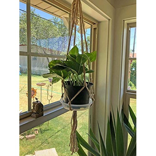 3 Pcs Plant Hanger with 3 Hooks, 3 Sizes Hanging Plant Baskets wit...