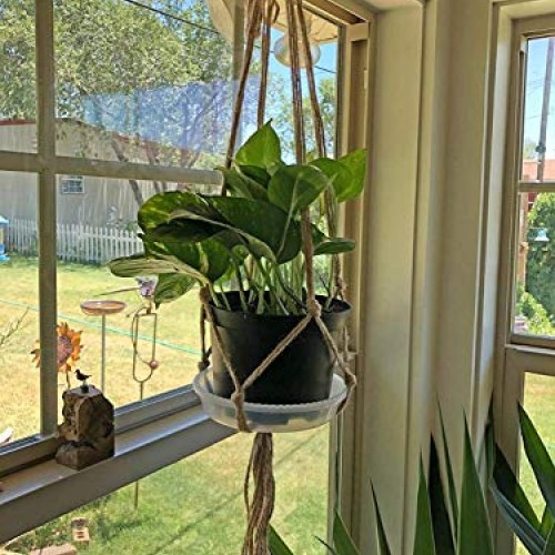 3 Pcs Plant Hanger with 3 Hooks, 3 Sizes Hanging Plant Baskets wit...