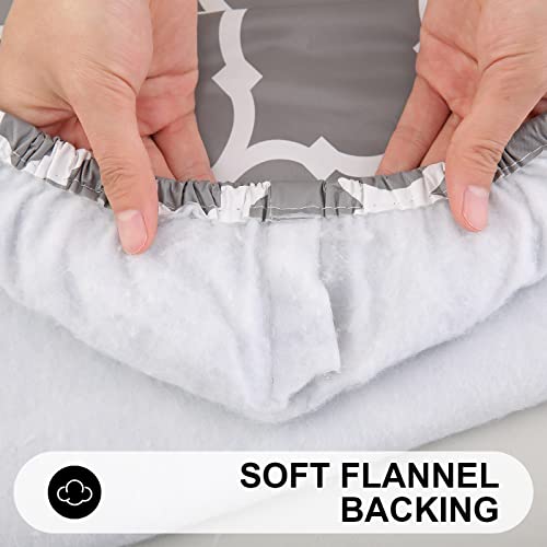 smiry Rectangle Tablecloth, Waterproof Elastic Fitted Table Covers...