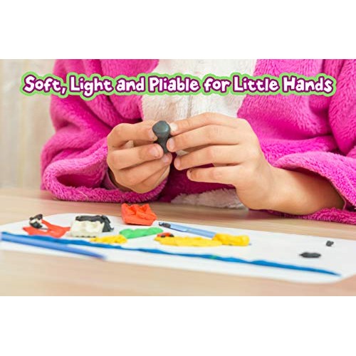SMITCO Air Dry Clay for Kids - 36 Colors Modeling Clay in 0.70 Oun...