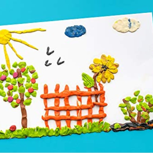 SMITCO Air Dry Clay for Kids - 36 Colors Modeling Clay in 0.70 Oun...