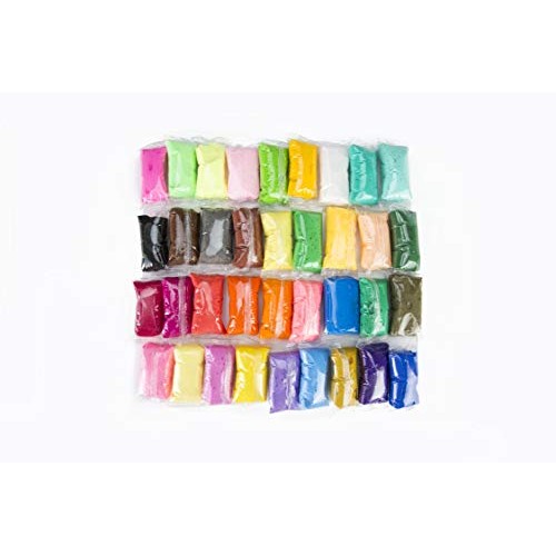 SMITCO Air Dry Clay for Kids - 36 Colors Modeling Clay in 0.70 Oun...
