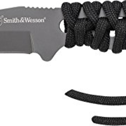 Smith & Wesson SW910TAM 5.9in High Carbon S.S. Full Tang Neck Knif...