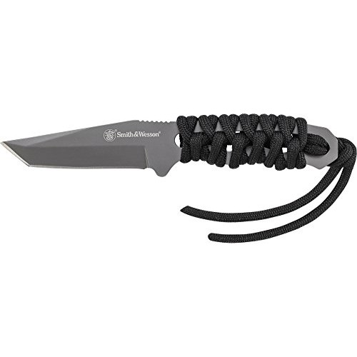 Smith & Wesson SW910TAM 5.9in High Carbon S.S. Full Tang Neck Knif...