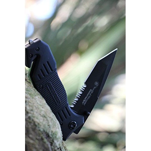 Smith & Wesson SWFR2S 8in High Carbon S.S. Folding Knife with 3.3i...