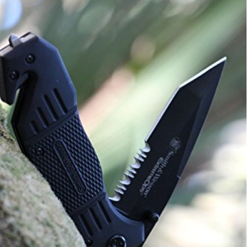 Smith & Wesson SWFR2S 8in High Carbon S.S. Folding Knife with 3.3i...
