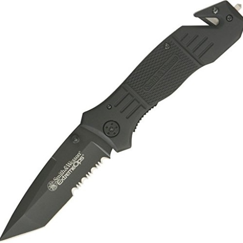 Smith & Wesson SWFR2S 8in High Carbon S.S. Folding Knife with 3.3i...