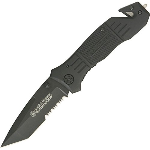 Smith & Wesson SWFR2S 8in High Carbon S.S. Folding Knife with 3.3i...