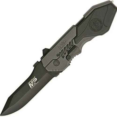 Smith & Wesson SWMP4L 8.6in High Carbon S.S. Assisted Folding Knif...