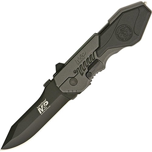 Smith & Wesson SWMP4L 8.6in High Carbon S.S. Assisted Folding Knif...