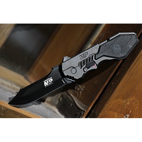 Smith & Wesson SWMP4L 8.6in High Carbon S.S. Assisted Folding Knif...