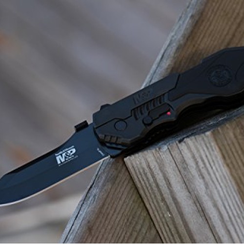 Smith & Wesson SWMP4L 8.6in High Carbon S.S. Assisted Folding Knif...