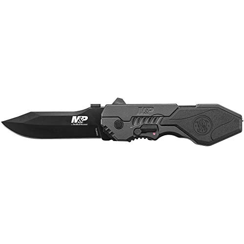 Smith & Wesson SWMP4L 8.6in High Carbon S.S. Assisted Folding Knif...