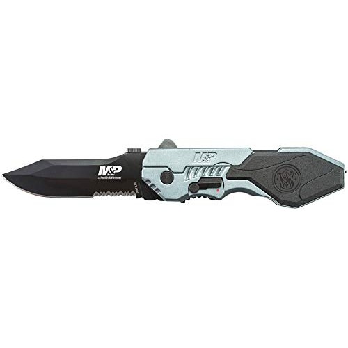 SMITH & WESSON SWMP4LBS 8.6in S.S. Assisted Folding Knife with 3.6...