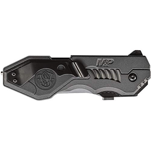 Smith & Wesson SWMP4LS 8.6in S.S. Assisted Folding Knife with 3.6i...