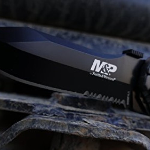Smith & Wesson SWMP4LS 8.6in S.S. Assisted Folding Knife with 3.6i...