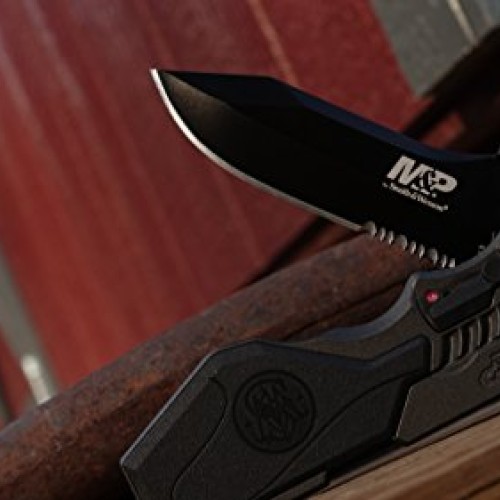 Smith & Wesson SWMP4LS 8.6in S.S. Assisted Folding Knife with 3.6i...