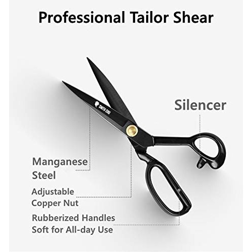 Fabric Tailor Shears Professional 12 Heavy Duty Sewing Scissors f...