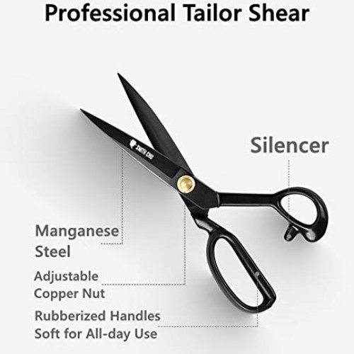 Fabric Tailor Shears Professional 12 Heavy Duty Sewing Scissors f...