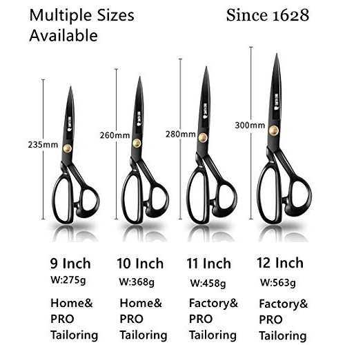 Fabric Tailor Shears Professional 12 Heavy Duty Sewing Scissors f...
