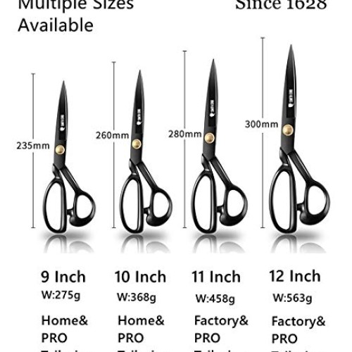 Fabric Tailor Shears Professional 12 Heavy Duty Sewing Scissors f...