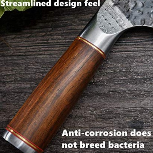 Handmade Forged Kitchen Chef Knife knvies Without Sheath Full Tang...