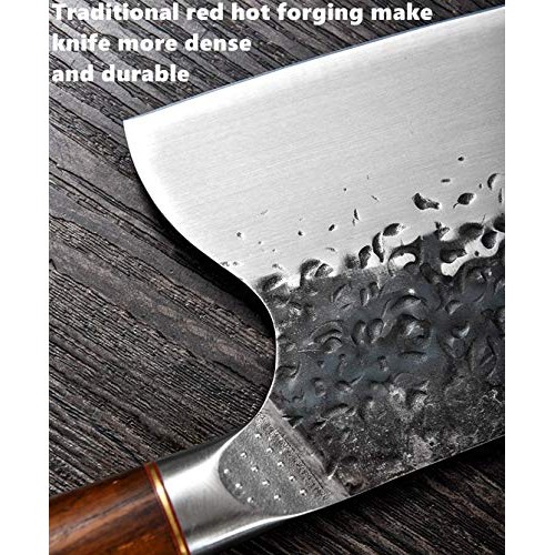 Handmade Forged Kitchen Chef Knife knvies Without Sheath Full Tang...