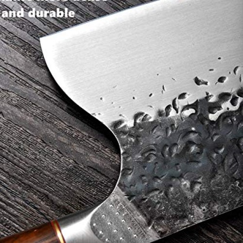 Handmade Forged Kitchen Chef Knife knvies Without Sheath Full Tang...