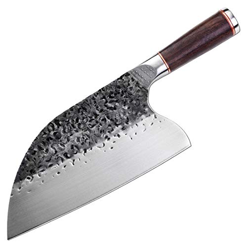 Handmade Forged Kitchen Chef Knife knvies Without Sheath Full Tang...