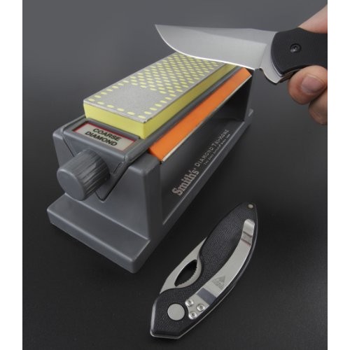 Smiths 50448 6-Inch Diamond Tri-Hone Sharpener