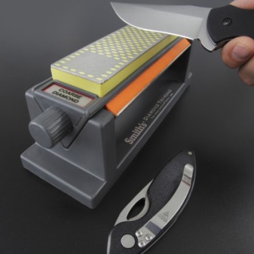 Smiths 50448 6-Inch Diamond Tri-Hone Sharpener