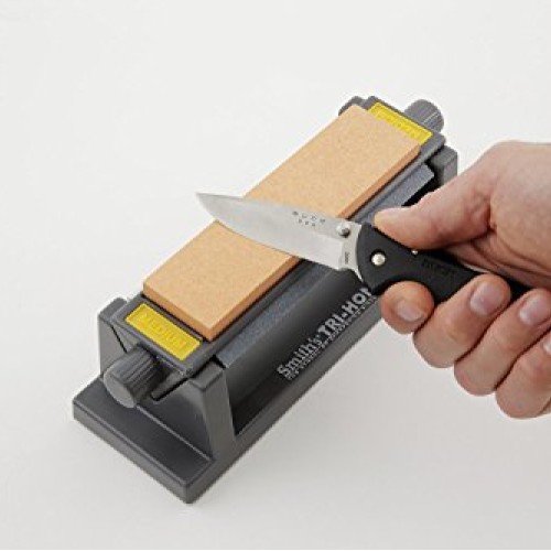 Smiths TRI-6 Arkansas TRI-HONE Sharpening Stones System