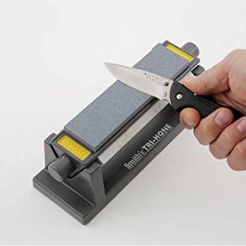 Smiths TRI-6 Arkansas TRI-HONE Sharpening Stones System