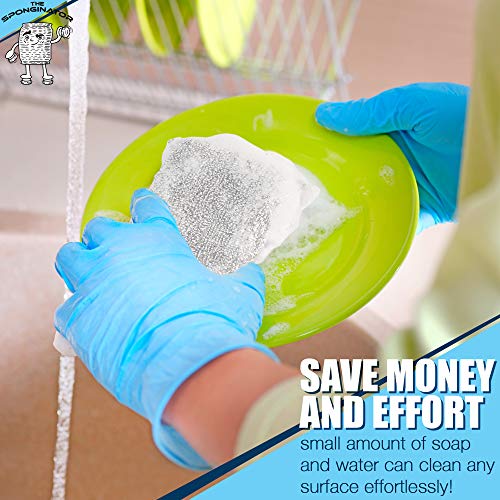SPONGENATOR Kitchen Scrubbing Sponges - Heavy Duty Non-Scratch Scr...
