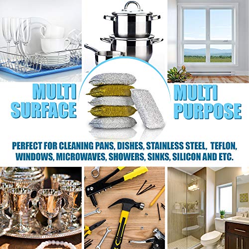 SPONGENATOR Kitchen Scrubbing Sponges - Heavy Duty Non-Scratch Scr...